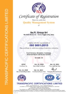 Cert.15767 Se.Fi . Group Srl page 0001